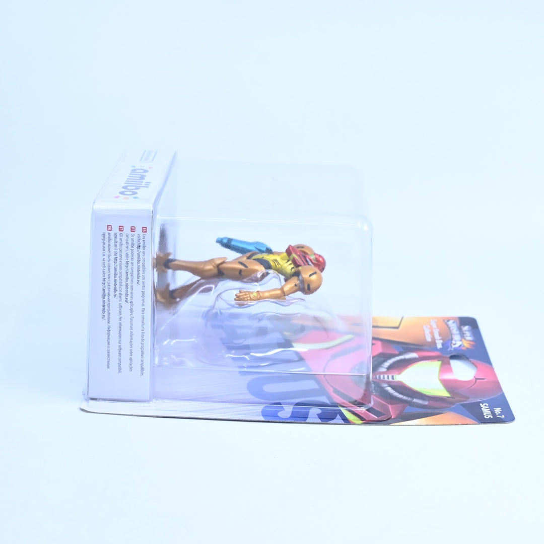 SEALED! Samus Amiibo No. 7 - Super Smash Bros. Collection - Toy