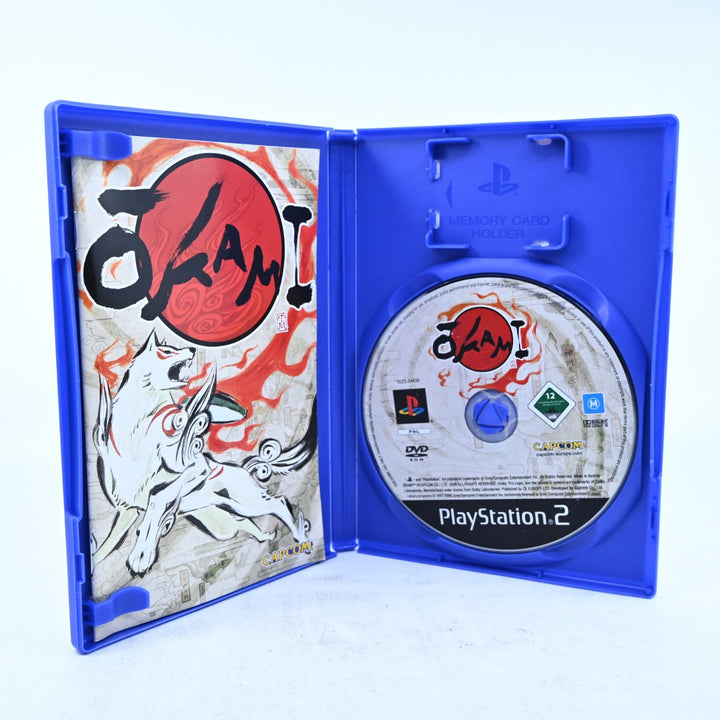 Okami - Sony Playstation 2 / PS2 Game + Manual - PAL - MINT DISC!