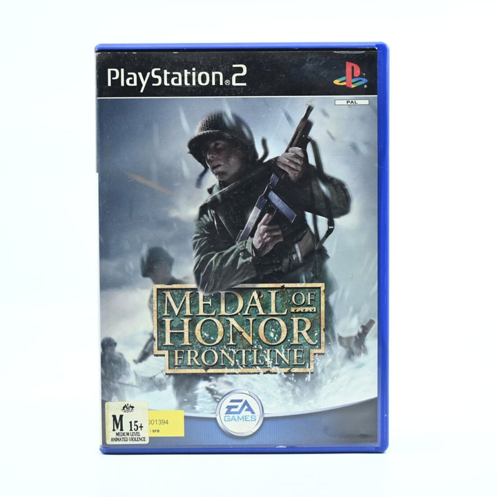 Medal of Honor: Frontline - Sony Playstation 2 / PS2 Game + Manual - MINT DISC!