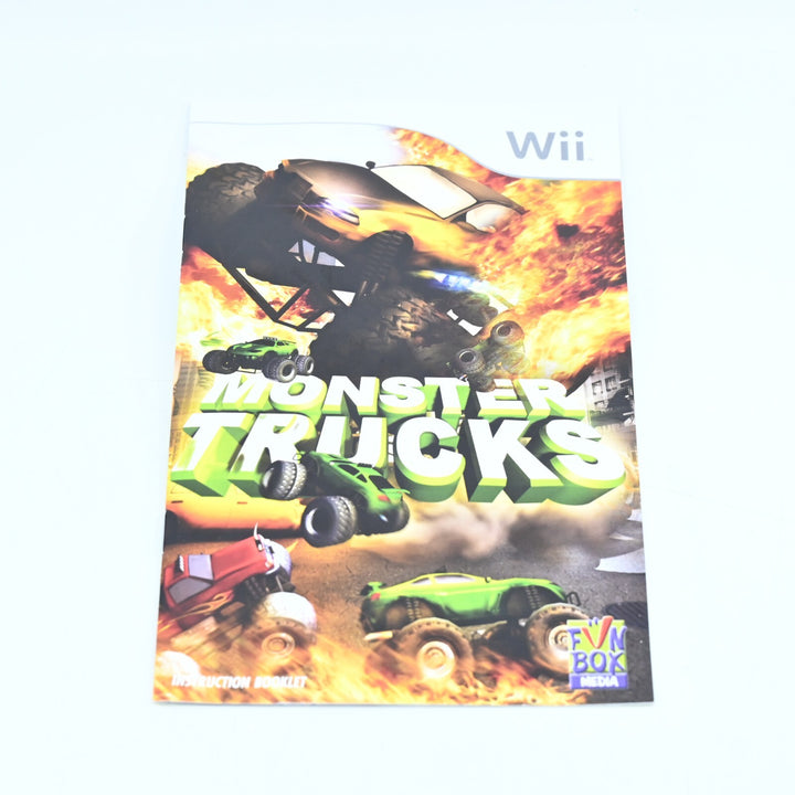 Monster Trucks - Nintendo Wii Game + Manual - PAL - MINT DISC!