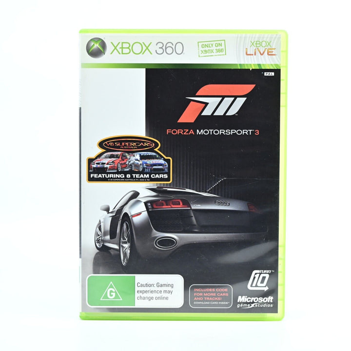 Forza Motorsport 3 - Xbox 360 Game + Manual - PAL - MINT DISC!