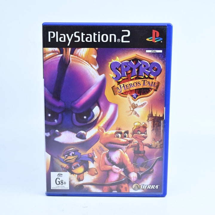 Spyro: A Hero's Tail - Sony Playstation 2 / PS2 Game + Manual - PAL - MINT DISC!
