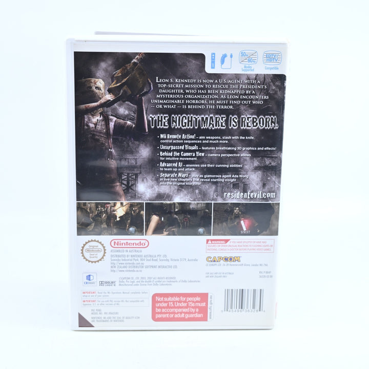 Resident Evil 4 Wii Edition - Nintendo Wii Game + Manual - PAL - MINT DISC!