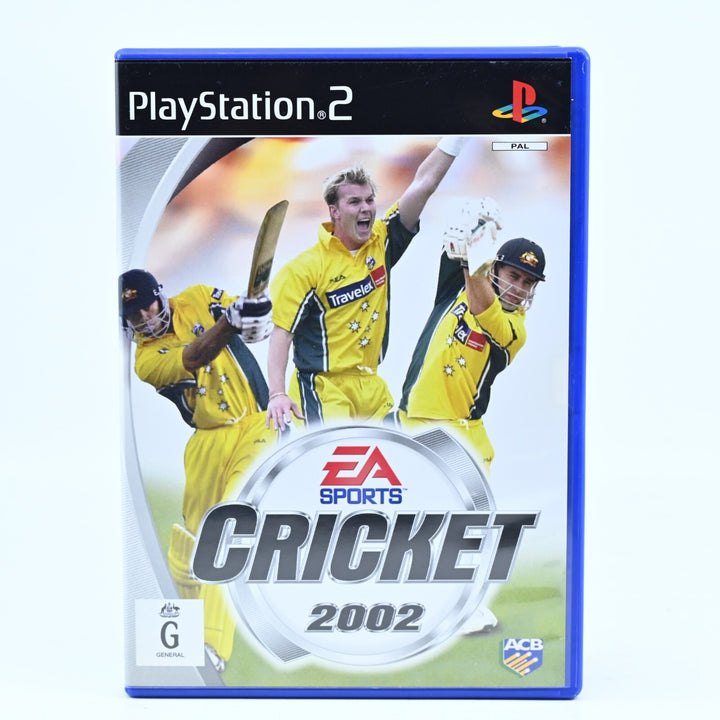 Cricket 2002 - Sony Playstation 2 / PS2 Game + Manual - PAL - FREE POST!