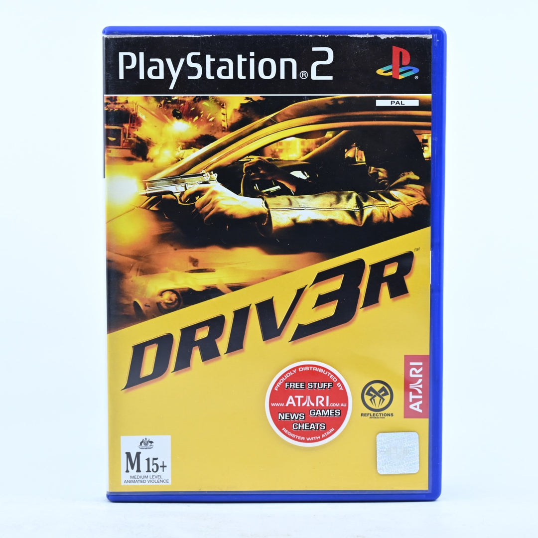 Driv3r - Sony Playstation 2 / PS2 Game + Manual - PAL - MINT DISC!