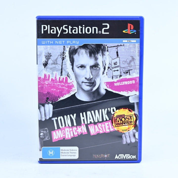 Tony Hawk's American Wasteland - Sony Playstation 2 / PS2 Game + Manual - PAL