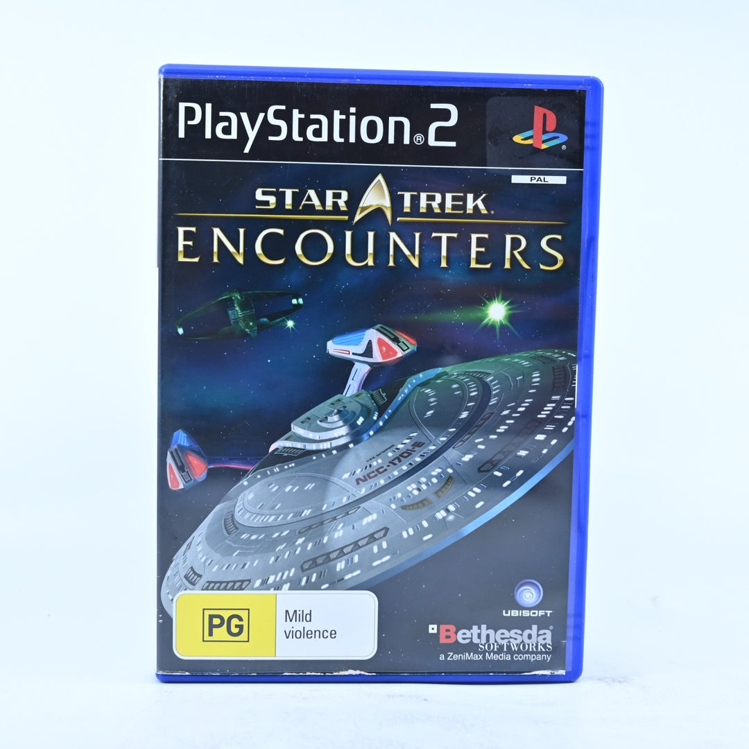 Star Trek: Encounters - Sony Playstation 2 / PS2 Game + Manual - PAL