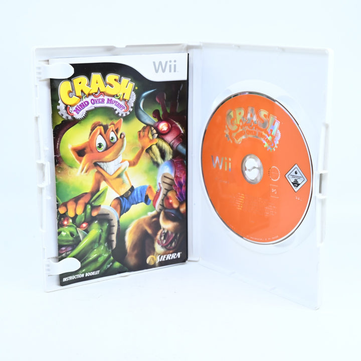 Crash: Mind Over Mutant - Nintendo Wii Game + Manual - PAL