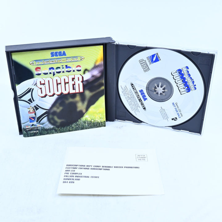 Sensible Soccer - Sega Mega CD Game + Manual - PAL - FREE POST!