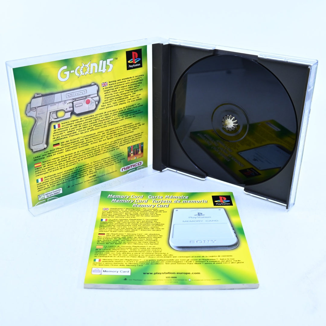 Point Blank - Sony Playstation 1 / PS1 Game + Manual - PAL - MINT DISC!