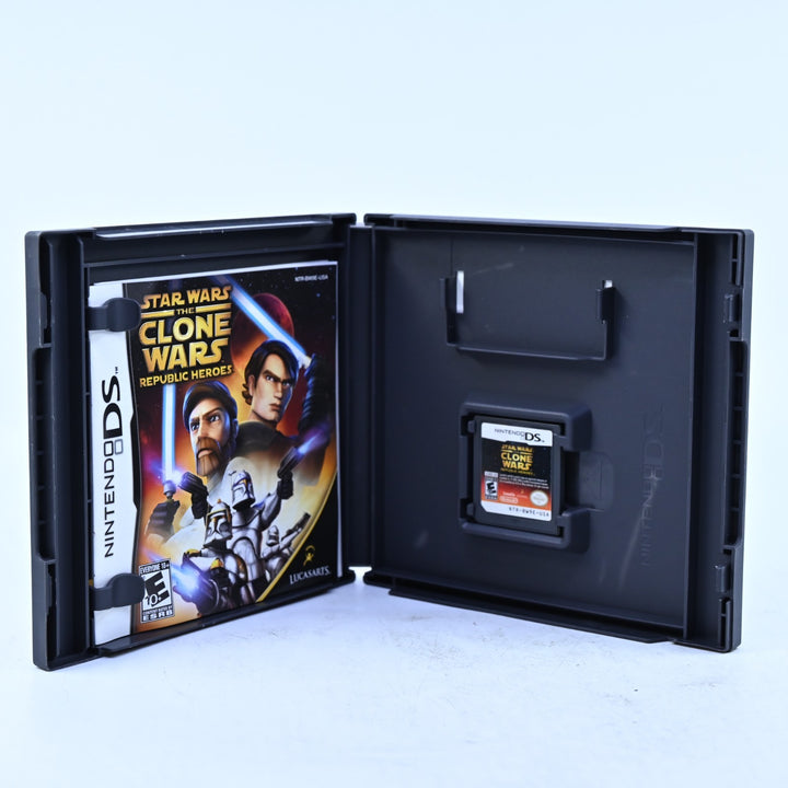 Star Wars: The Clone Wars Republic Heroes - Nintendo DS Game - PAL + Manual