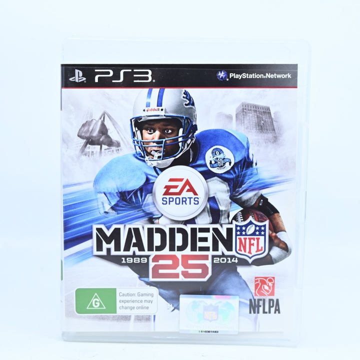 Madden 25 1989-2014 - Sony Playstation 3 / PS3 Game - No Manual - FREE POST!