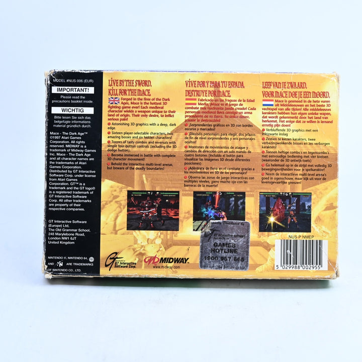 Mace: The Dark Age - N64 / Nintendo 64 Boxed Game - PAL - FREE POST!
