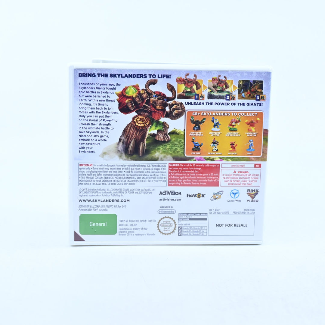 Skylanders: Giants - Nintendo 3DS Game - PAL - FREE POST!