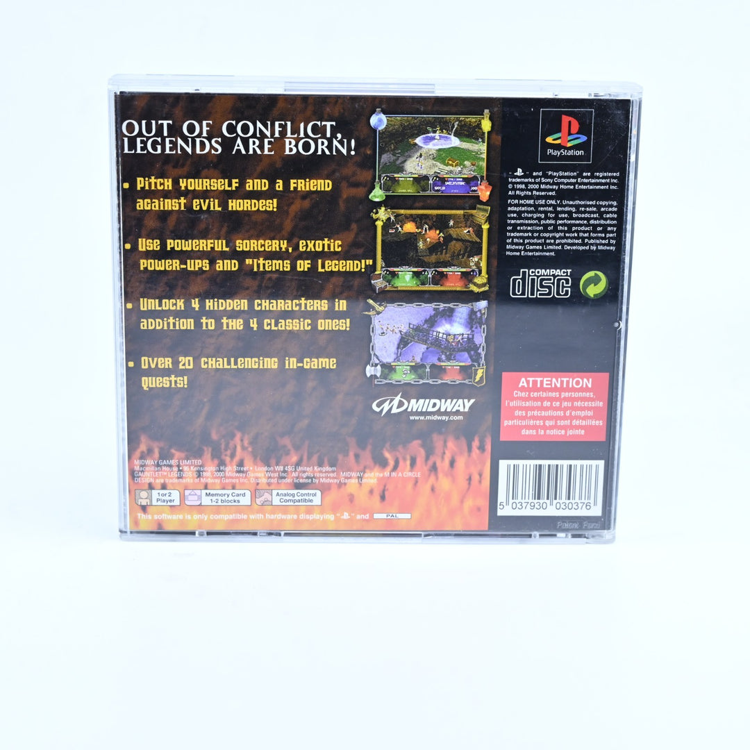 Gauntlet Legends - Sony Playstation 1 / PS1 Game + Manual - PAL - MINT DISC!