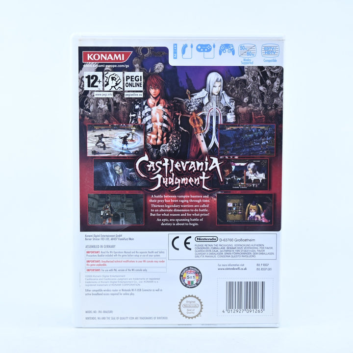 Castlevania Judgment - Nintendo Wii Game + Manual - PAL - MINT DISC!
