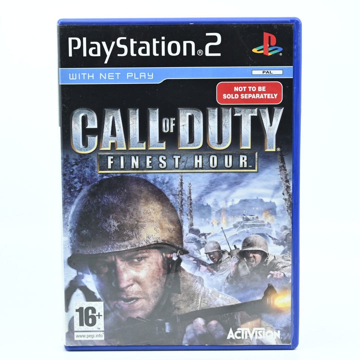 Call of Duty: Finest Hour - Sony Playstation 2 / PS2 Game + Manual - PAL