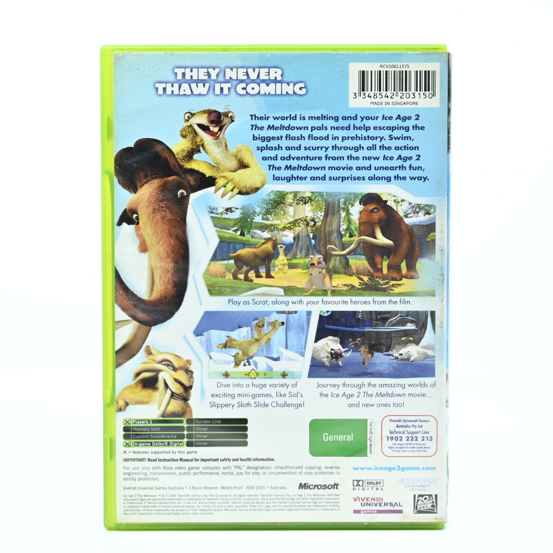 Ice Age 2: The Meltdown - Original Xbox Game - PAL - FREE POST!