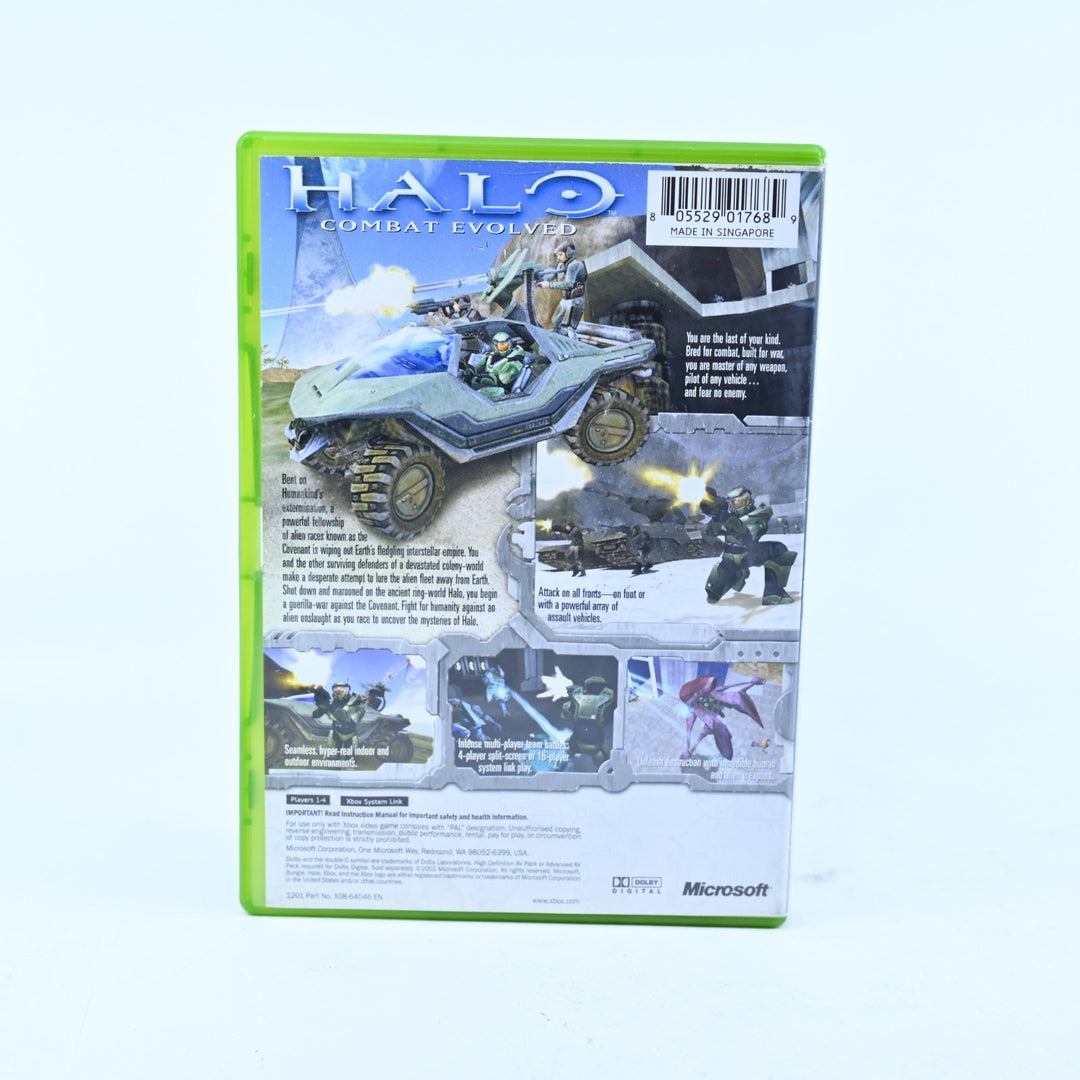 Halo: Combat Evolved - Original Xbox Game + Manual - PAL - MINT DISC!