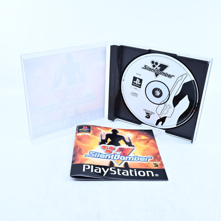 Silent Bomber - Sony Playstation 1 / PS1 Game + Manual - PAL - MINT DISC!