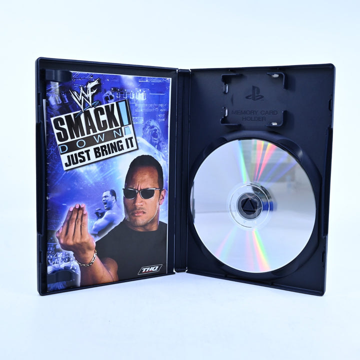 WWF Smack Down! Just Bring It - Sony Playstation 2 / PS2 Game + Manual - PAL