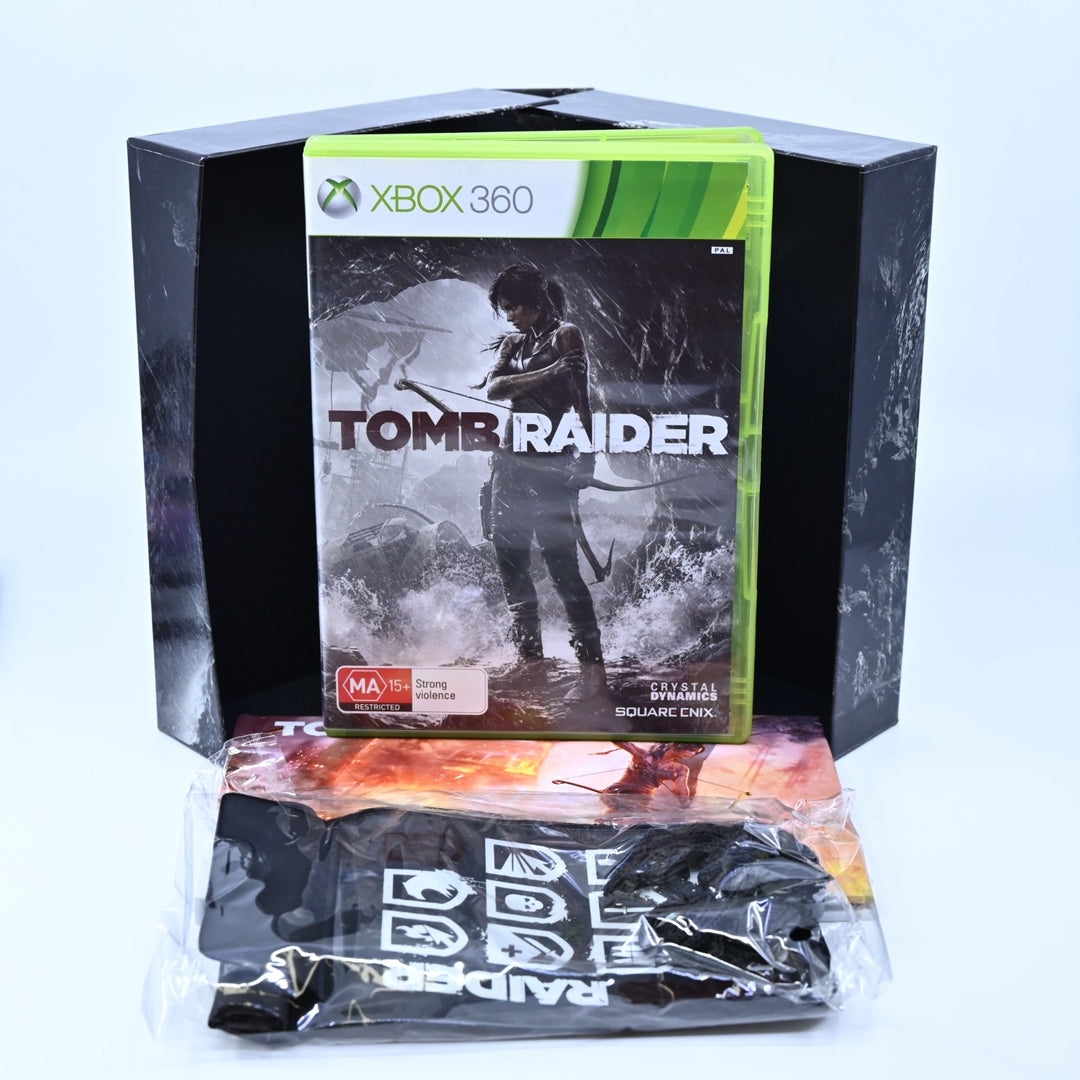 Tomb Raider Survival Edition - Xbox 360 Game - No Map - PAL - MINT DISC!