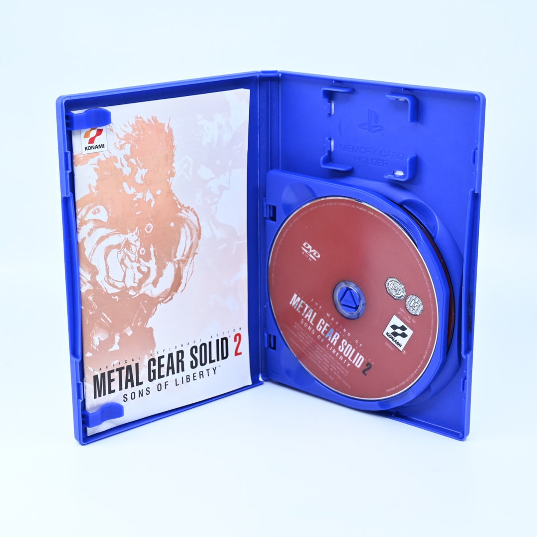 Metal Gear Solid 2: Sons of Liberty - Sony Playstation 2 / PS2 Game + Manual