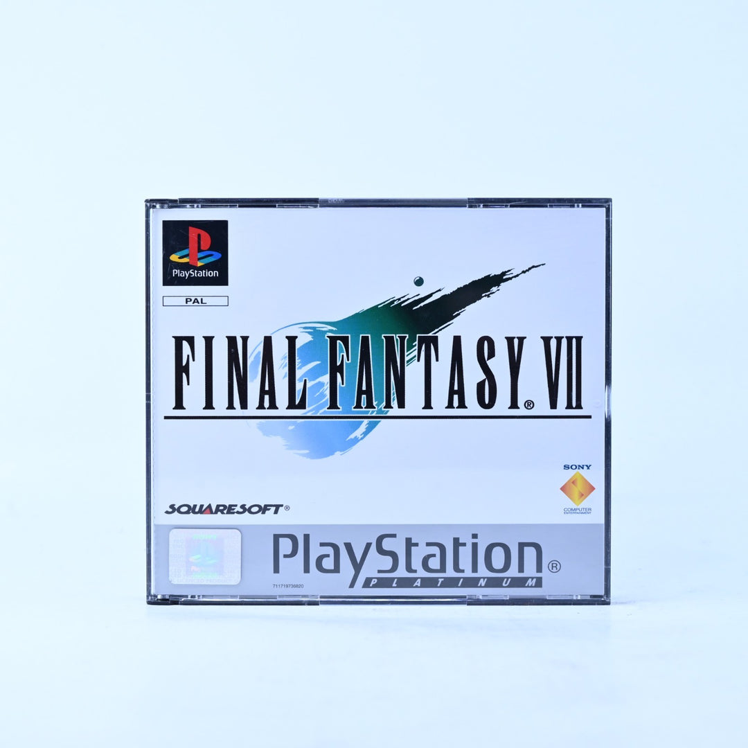 Final Fantasy VII - Sony Playstation 1 / PS1 Game + Manual - PAL - MINT DISC!