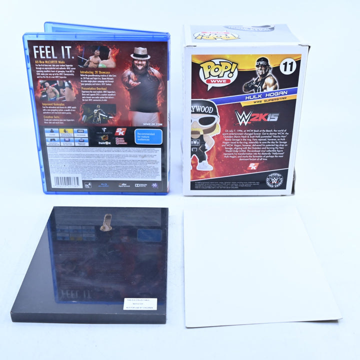 WWE 2K15 Hulkamania Edition - Sony Playstation 4 / PS4 Game - MINT DISC!