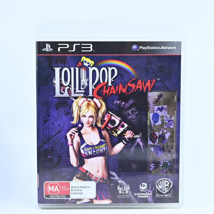 Lollipop Chainsaw - Sony Playstation 3 / PS3 Game + Manual - FREE POST!