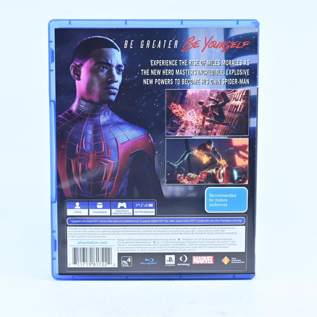 Marvel's Spider-Man Miles Morales - Sony Playstation 4 / PS4 Game - FREE POST!