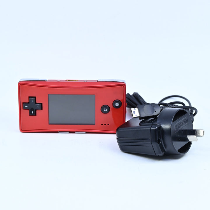 Red - OXY-001 - Nintendo Gameboy Micro Console / GBA Console - AUSTRALIAN PAL