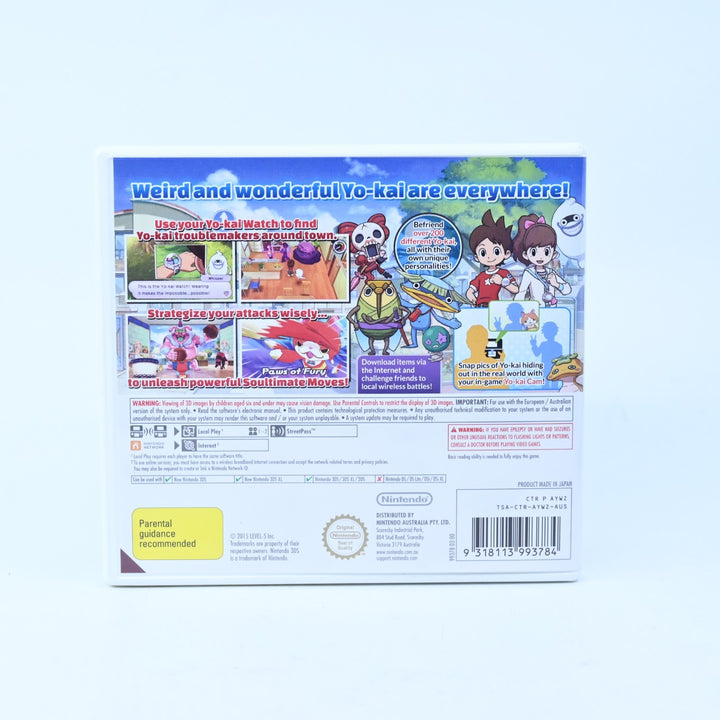 Yo-Kai Watch - Nintendo 3DS Game - PAL + Manual - FREE POST!