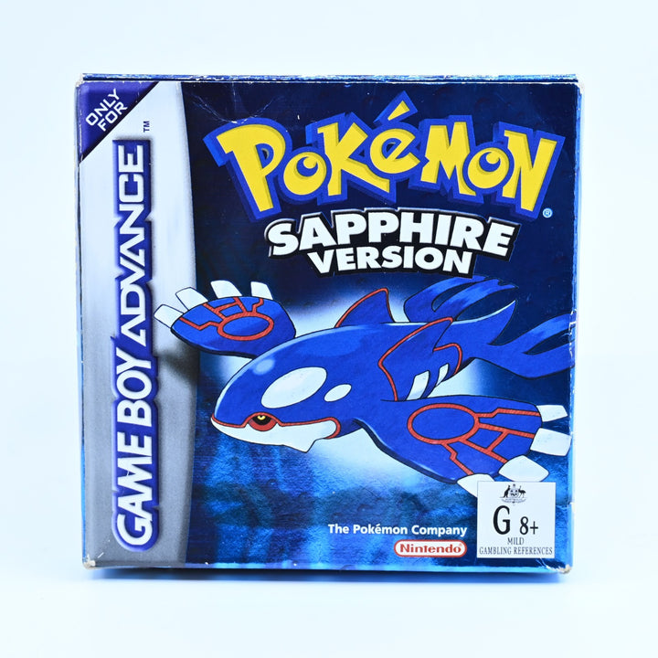 Pokemon Sapphire Version - Nintendo Gameboy Advance / GBA Boxed Game - PAL