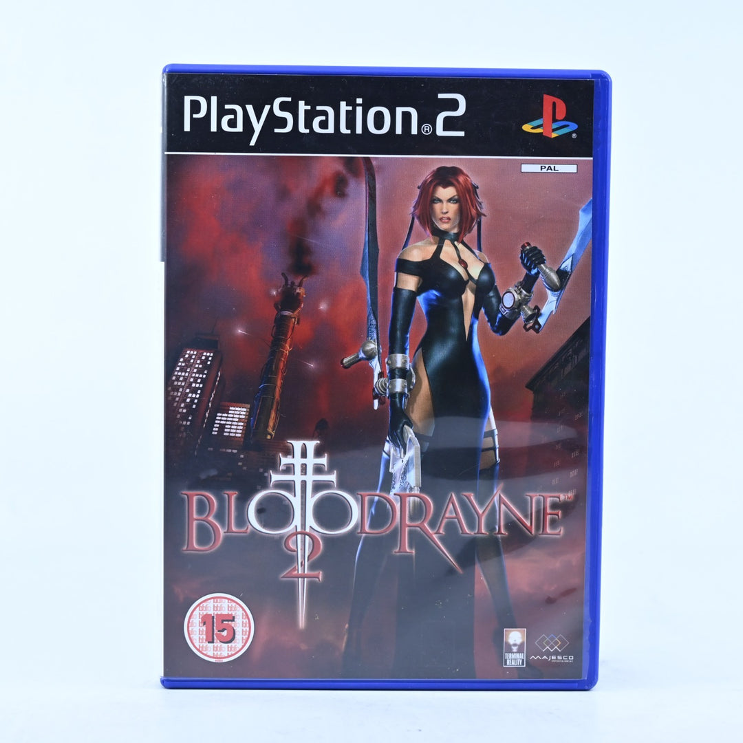 BloodRayne 2 - Sony Playstation 2 / PS2 Game + Manual - PAL