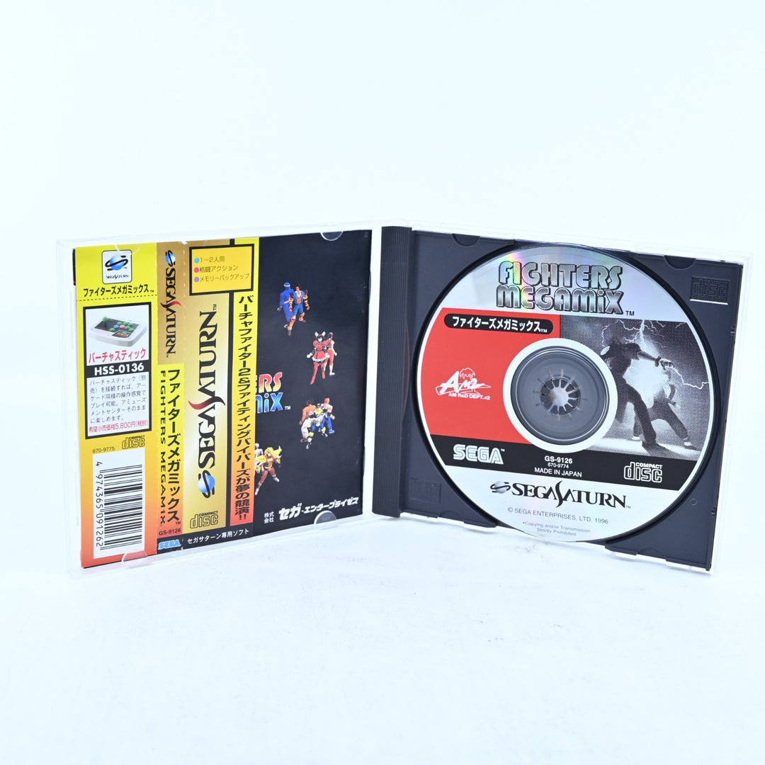 Fighters Megamix - Sega Saturn Game + Manual - NTSC-J - MINT DISC!