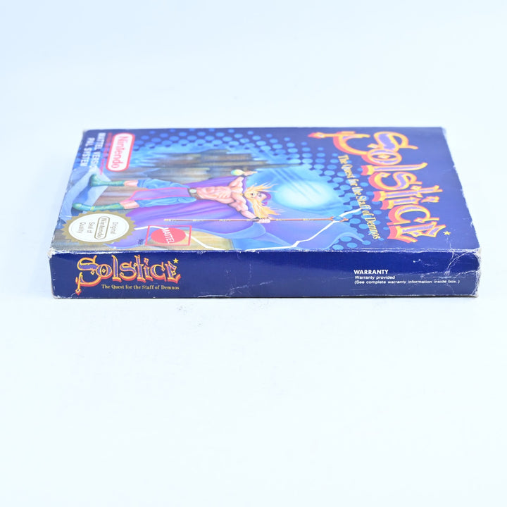 Solstice: The Quest for the Staff of Demnos - NES Boxed Game - PAL - FREE POST!