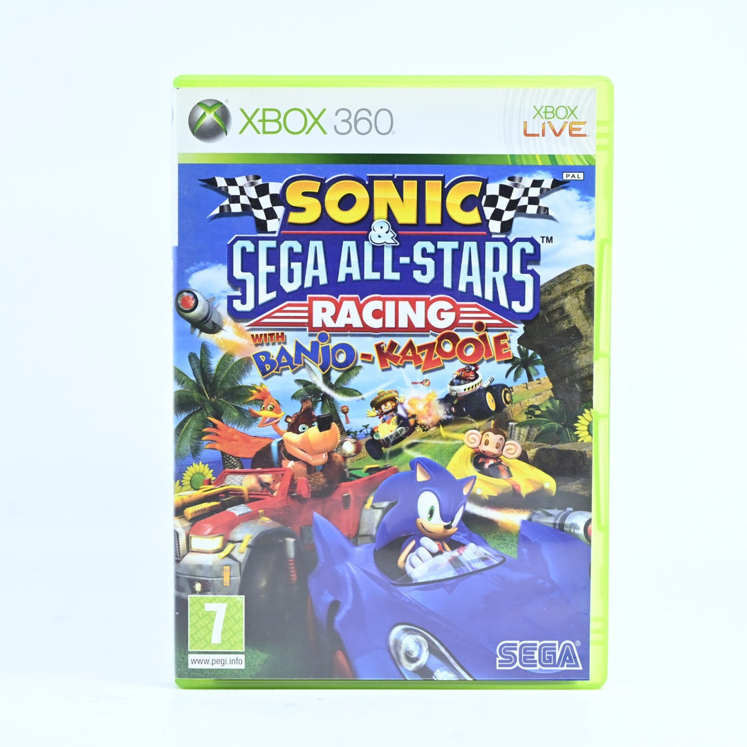 Sonic & Sega All-Stars Racing with Banjo & Kazooie - Xbox 360 Game + Manual