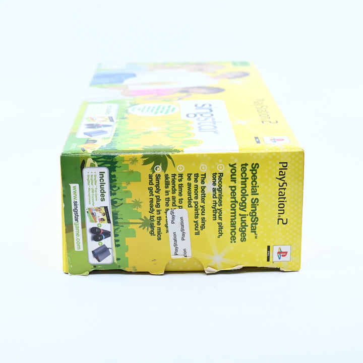 Singstar Pop + Microphones & Connector - PS2 Game + Manual - PAL - MINT DISC!