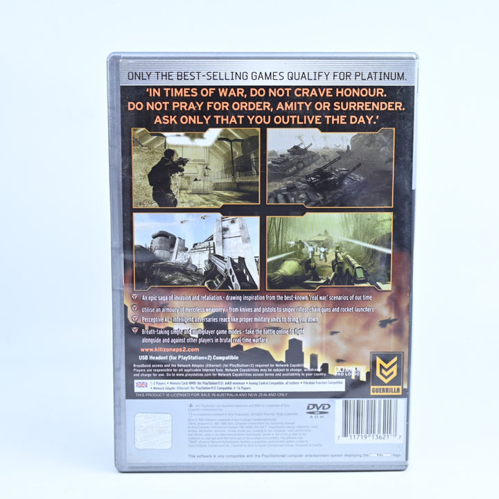 Killzone - Sony Playstation 2 / PS2 Game + Manual - PAL