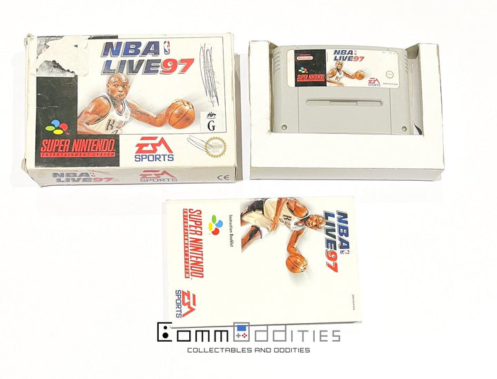 NBA LIVE 97 - Super Nintendo / SNES Boxed Game - PAL - FREE POST!