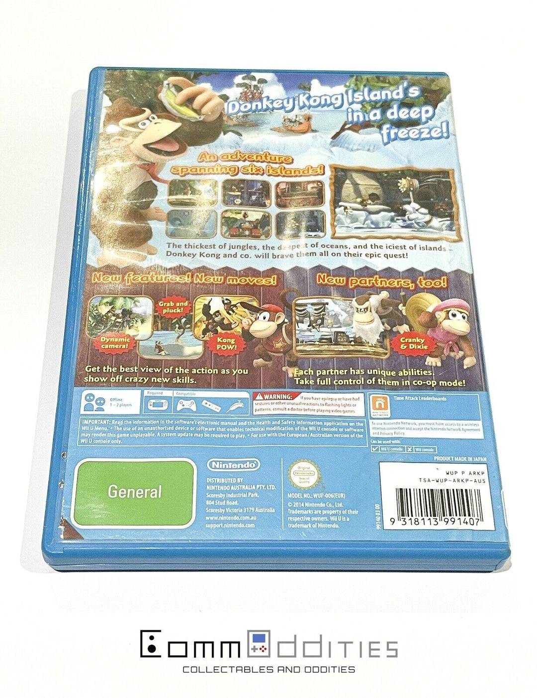 Donkey Kong Country Tropical Freeze - Nintendo Wii U Game - PAL - FREE POST!