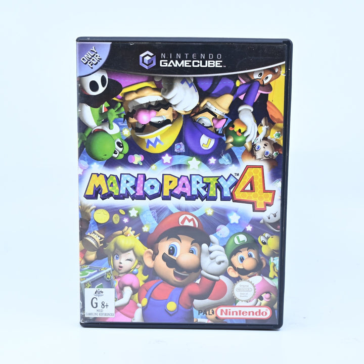 Mario Party 4 - Nintendo Gamecube Game - No Manual - PAL - FREE POST!