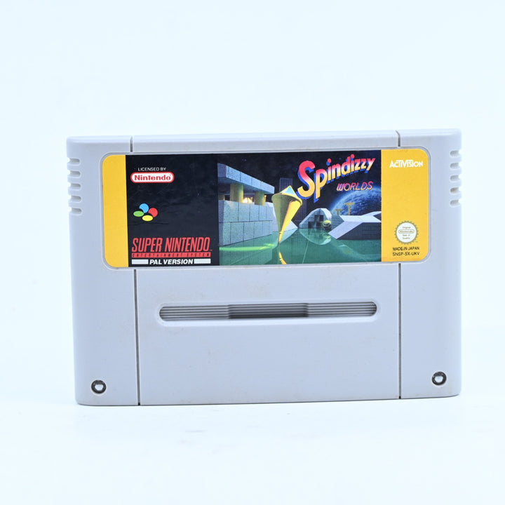 Spindizzy Worlds - Super Nintendo / SNES Game - PAL - FREE POST!
