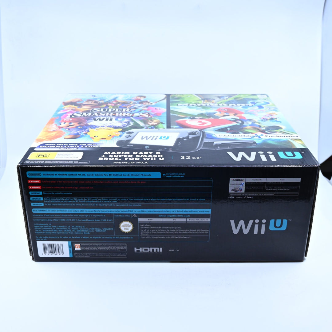 Mario Kart 8 + Super Smash Bros. Premium Pack - Nintendo Wii U Boxed Console