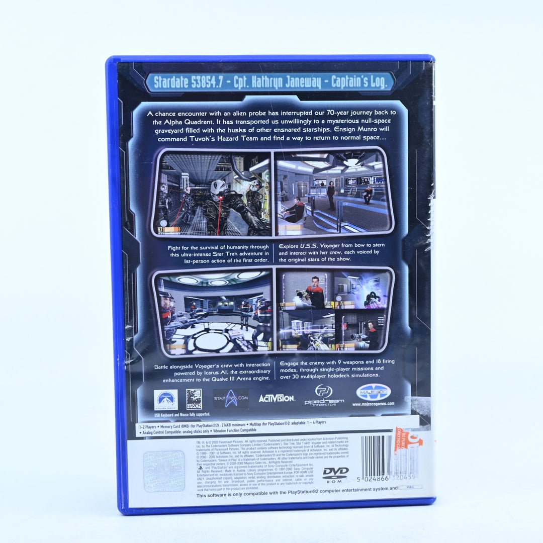 Star Trek Voyager: Elite Force - Sony Playstation 2 / PS2 Game + Manual - PAL
