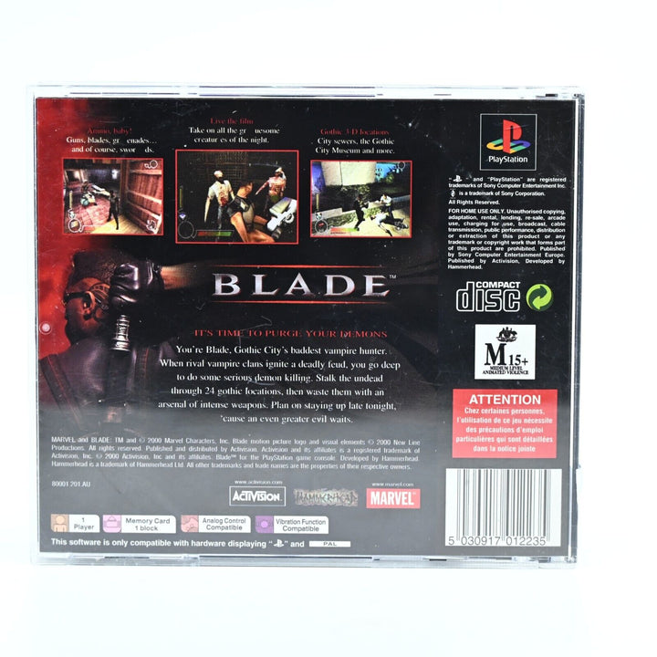 Blade - Sony Playstation 1 / PS1 Game - PAL - MINT DISC!