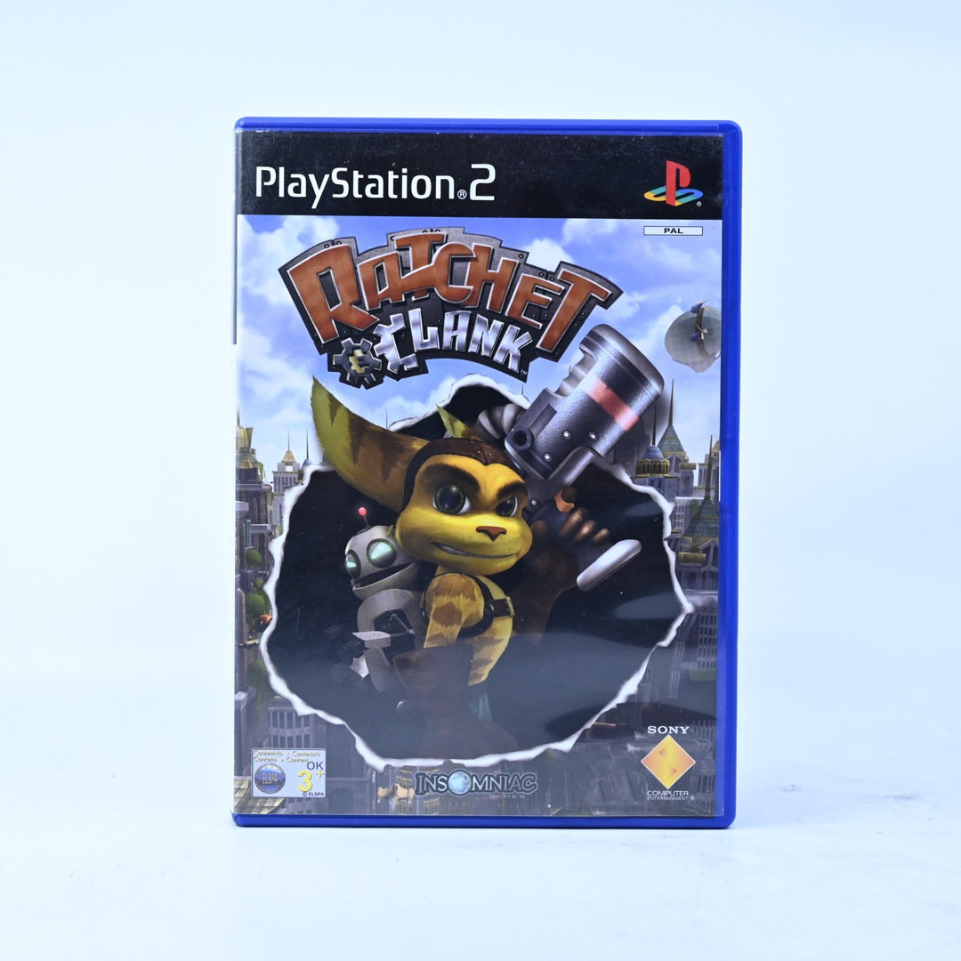 Ratchet &amp; Clank - Sony Playstation 2 / PS2 Game + Manual - PAL - MINT DISC!
