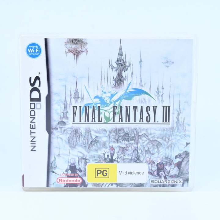 Final Fantasy III - Nintendo DS Game - PAL + Manual - FREE POST!