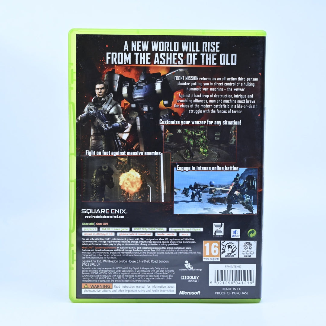 Front Mission Evolved - Xbox 360 Game + Manual - PAL - MINT DISC!